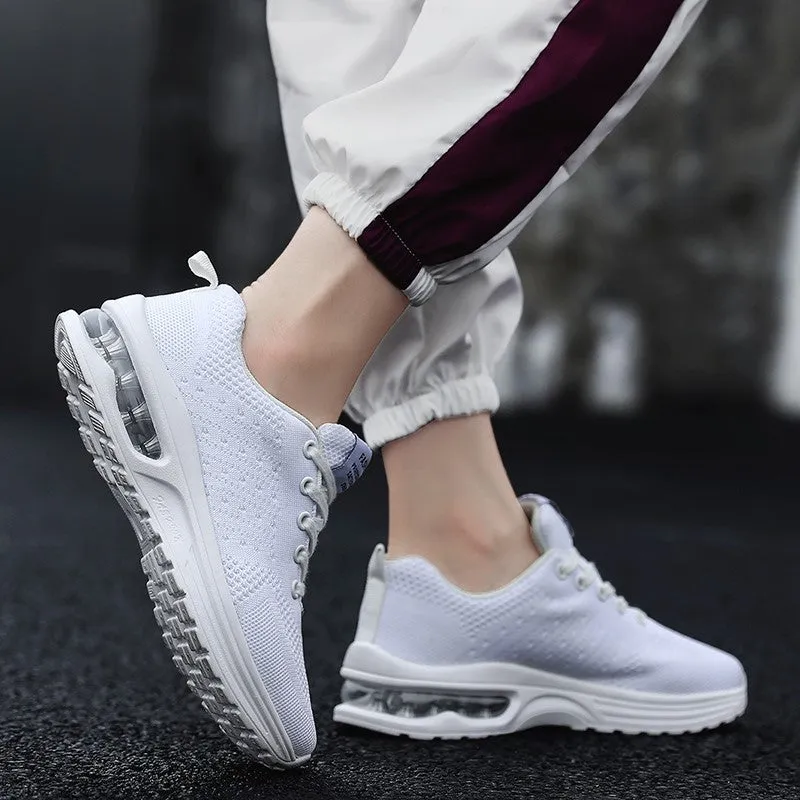 Women's popular breathable air cushion platform tennis sneakers