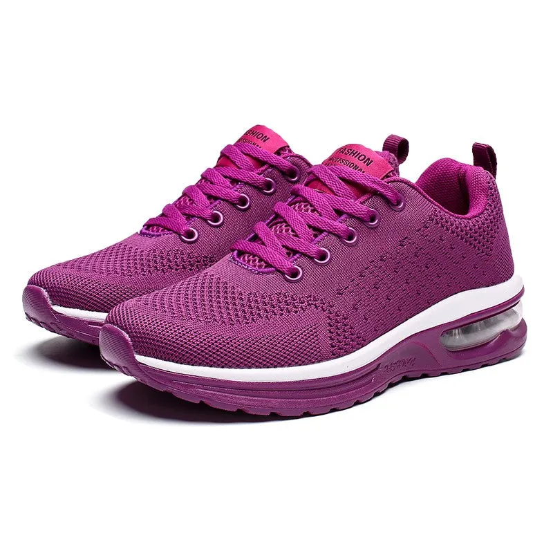 Women's popular breathable air cushion platform tennis sneakers