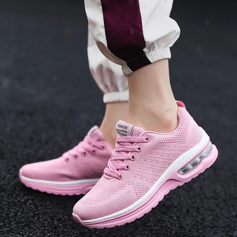 Women's popular breathable air cushion platform tennis sneakers