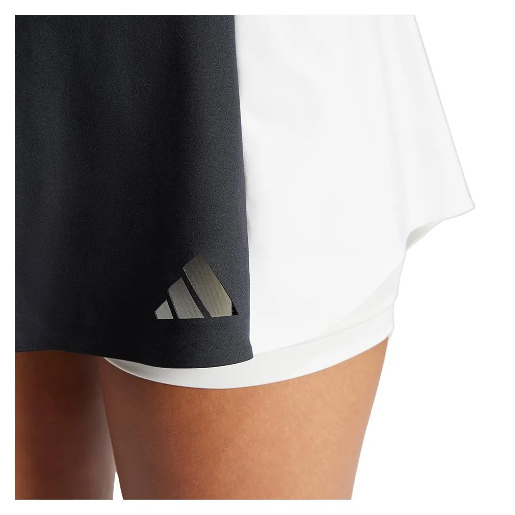 Women's Premium Tennis Skort Black and White