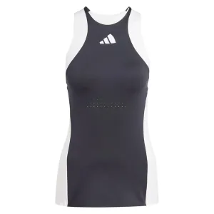 Women's Premium Tennis Tank Black and White