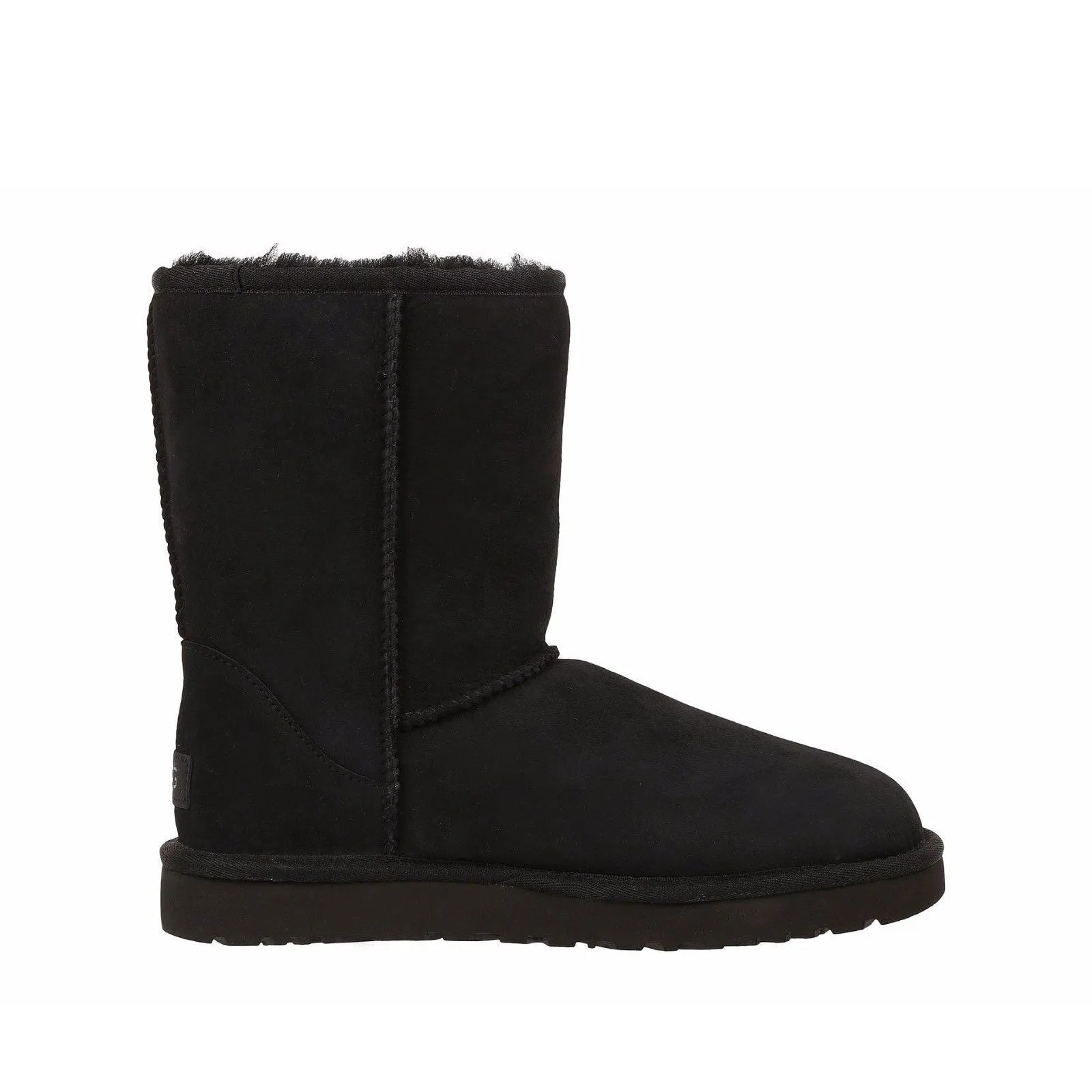 Women's Shoes UGG CLASSIC SHORT II Mid-Calf Sheepskin Boots 1016223 BLACK